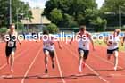 Senior Mens 100 metres, 2024 Northern Senior and Under-20s Track and Field Champs, Middlesbrough.  Photo: David T. Hewitson/Sports for All Pics